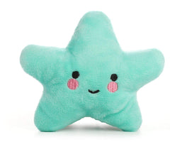 Ytuomzi Star plush green toy offers soft texture for gentle chews.