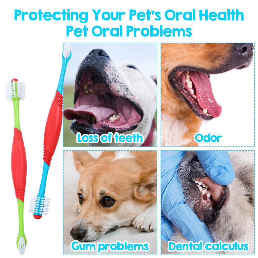 Yuanan puppy-friendly brush eases training and routine dental care for young dogs