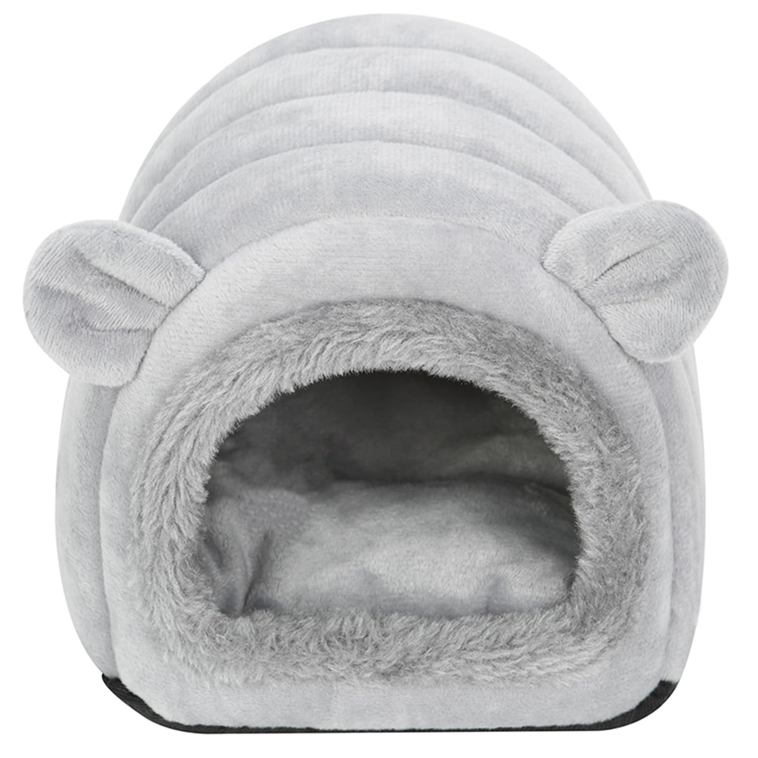 YUANST Hedgehog Bed Cave inside detail reveals removable pillow for easy cleaning.