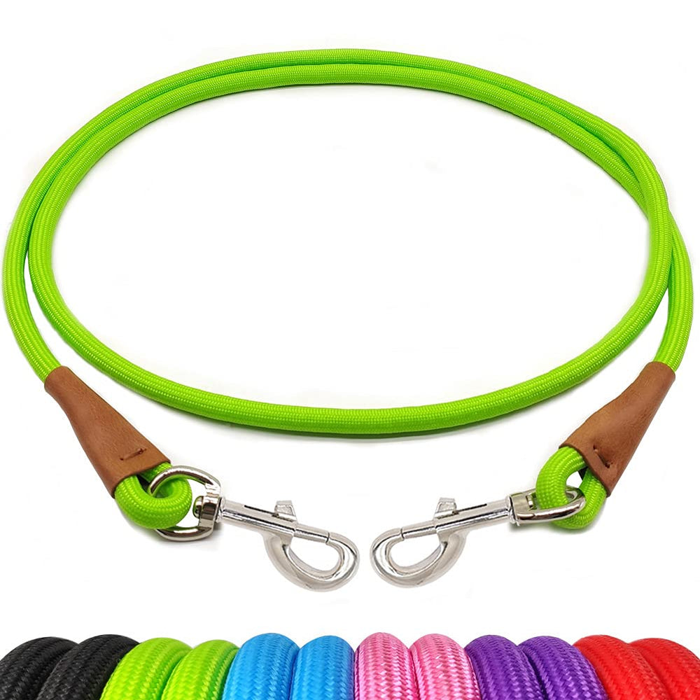 YUCFOREN 6-foot dog tie-out rope leash offers balanced outdoor exploration.