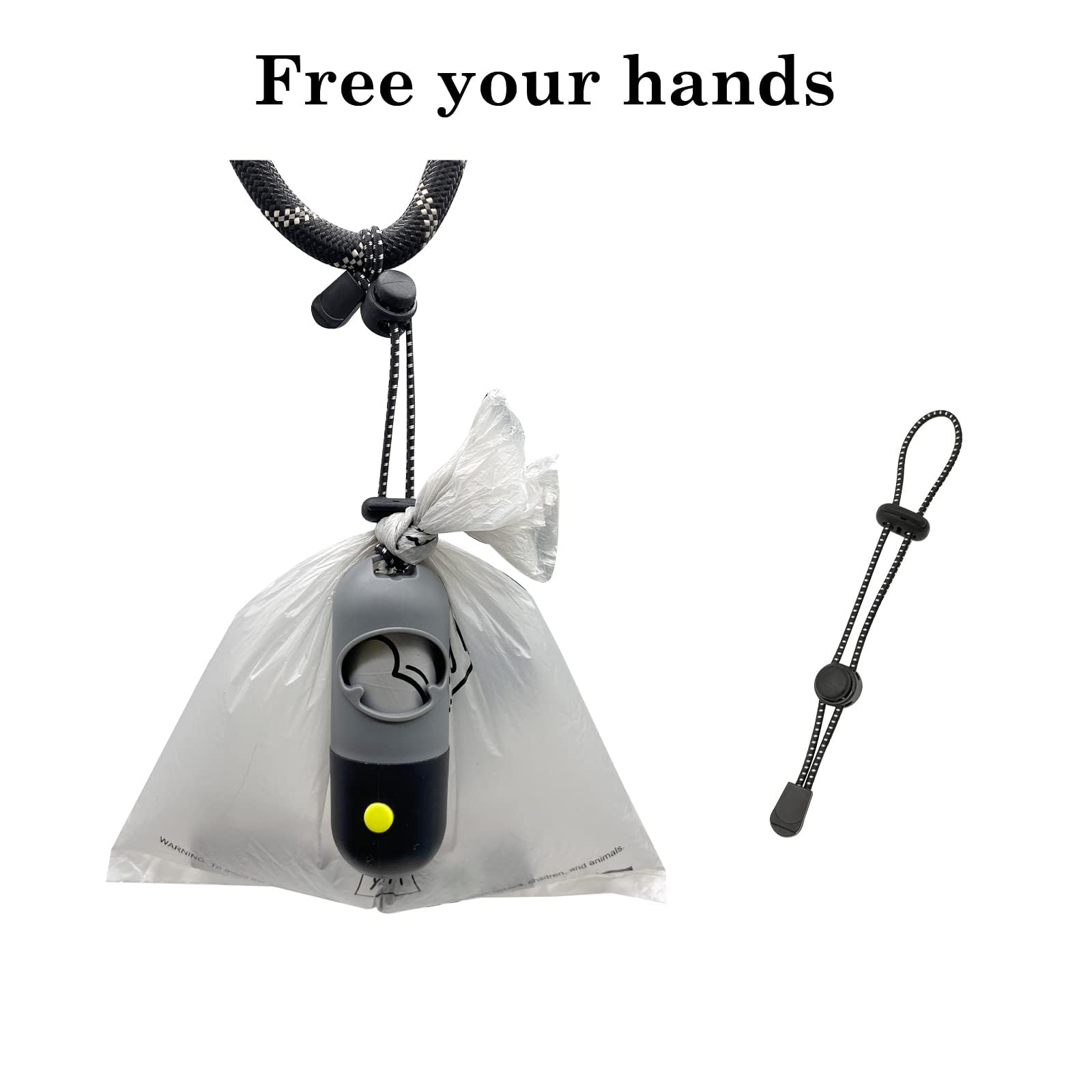 YUCHIYA compact dispenser showing size and portability on walk