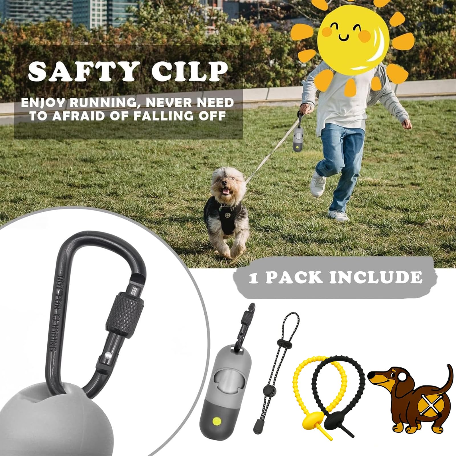 YUCHIYA one-handed tear-notch design enables quick bag separation on busy walks.