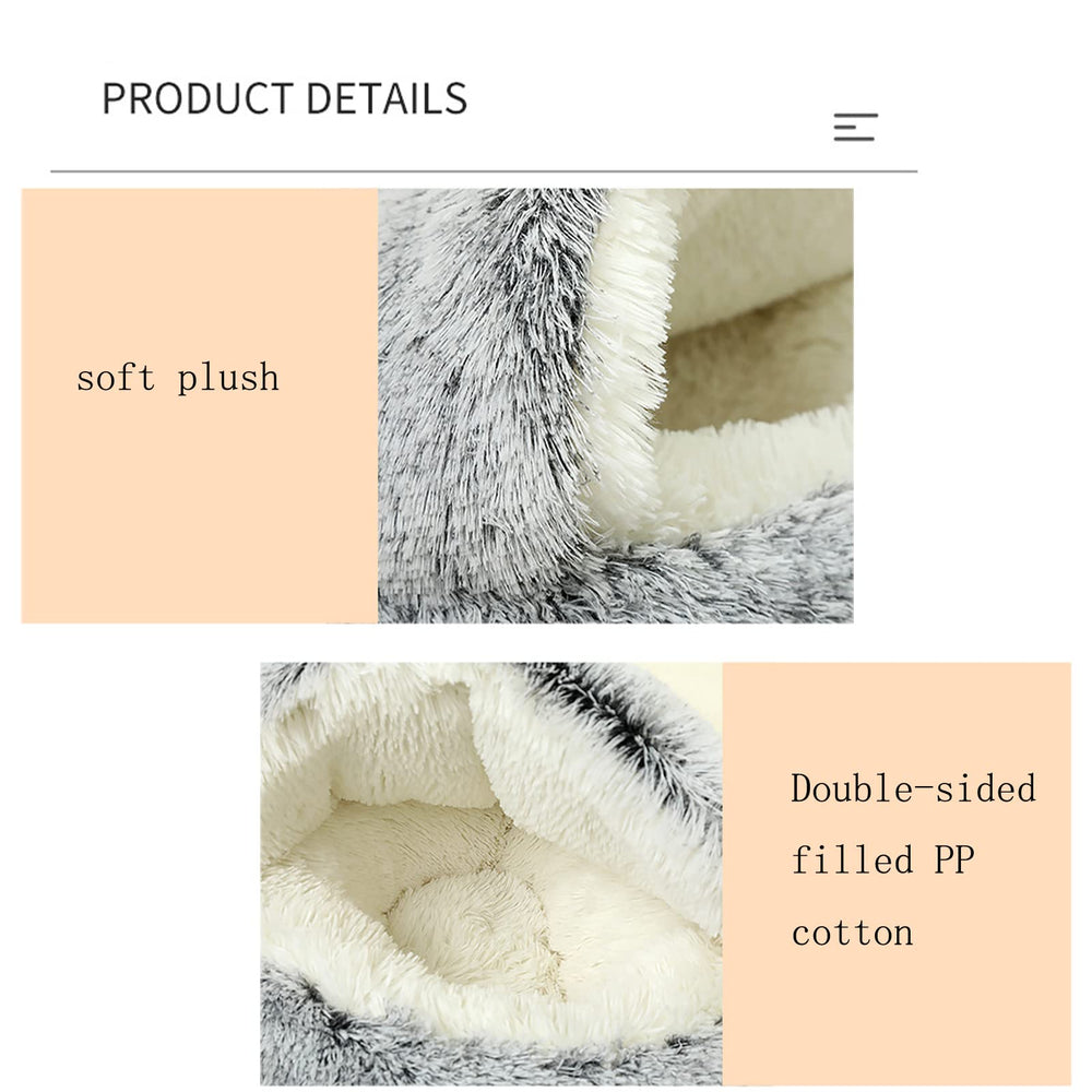 YUDANSI anti-slip bottom helps keep the bed in place on smooth floors.