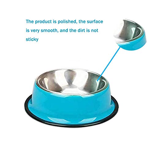 YUDANSI bowls with anti-slip rubber base prevent spills while feeding.