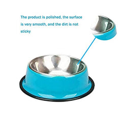 YUDANSI bowls with anti-slip rubber base prevent spills while feeding.