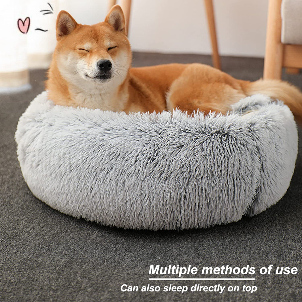 YUDANSI thick-cover donut design gray creates a secure cave-like space for nesting.