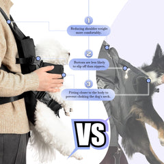 YUDODO Front Carrier Backpack—interior safety buckle keeps your pet secure during travel