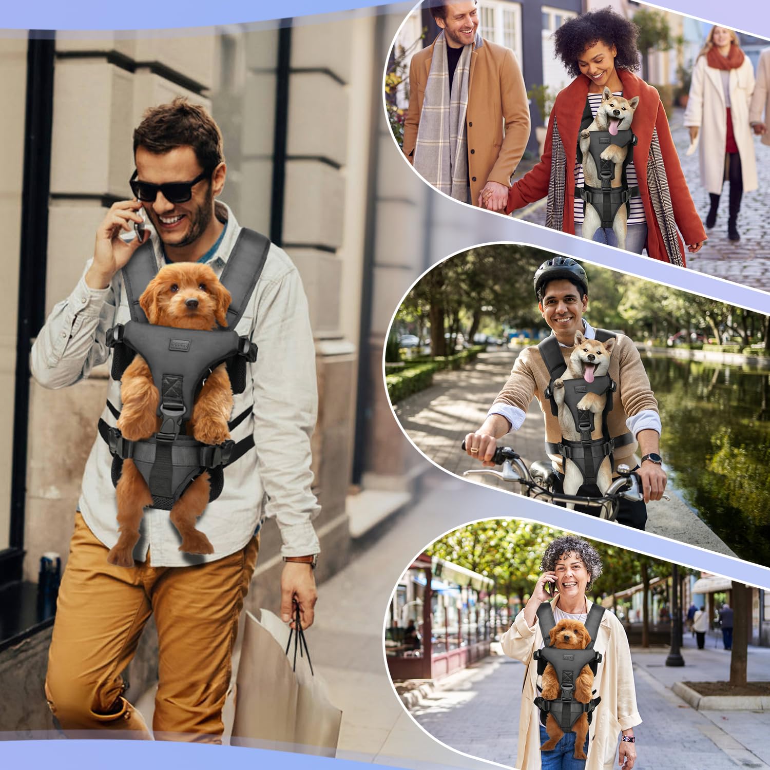 YUDODO Front Carrier Backpack—versatile use for walking, hiking, and travel