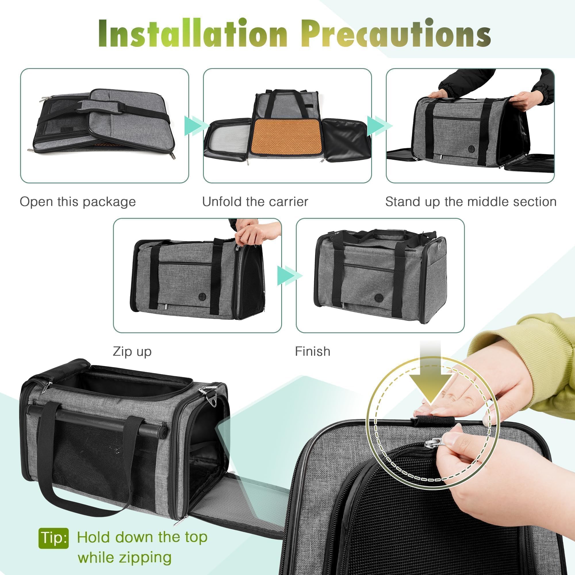 YUDODO coated inner layer offers splash resistance and easy cleaning.