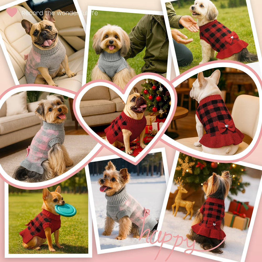 YUDODO machine-washable puppy sweater simplifies care and quick dries.