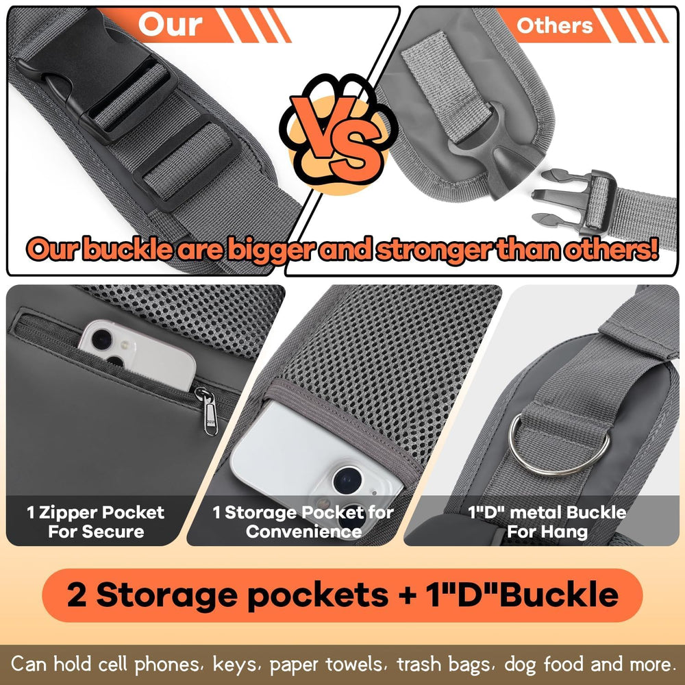 YUDODO adjustable strap and anti-slip buckle fit different heights securely.