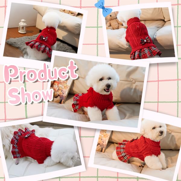YUDODO puppy knitwear made with soft yarn for comfort.