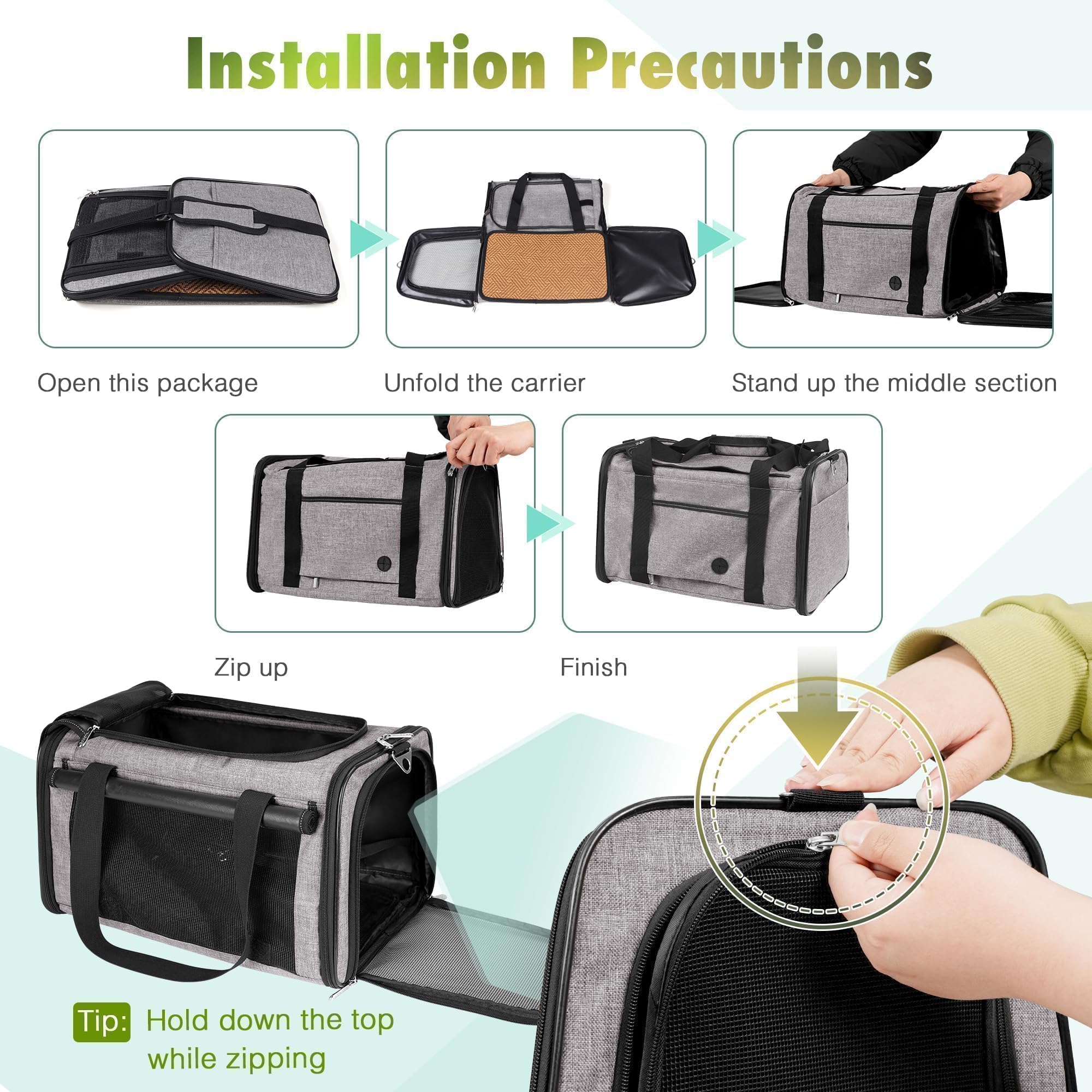 YUDODO reinforced frame and lightweight fabric ensure durable, portable use.