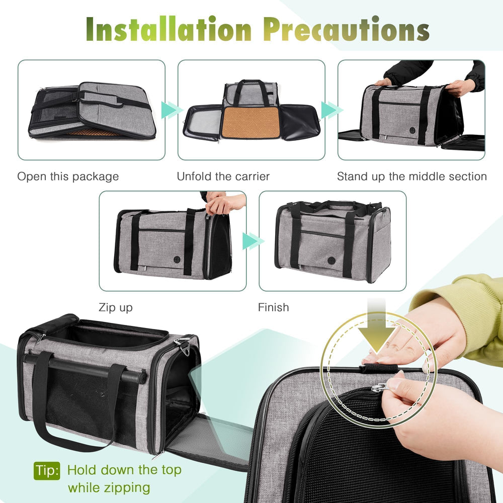 YUDODO reinforced frame and lightweight fabric ensure durable, portable use.