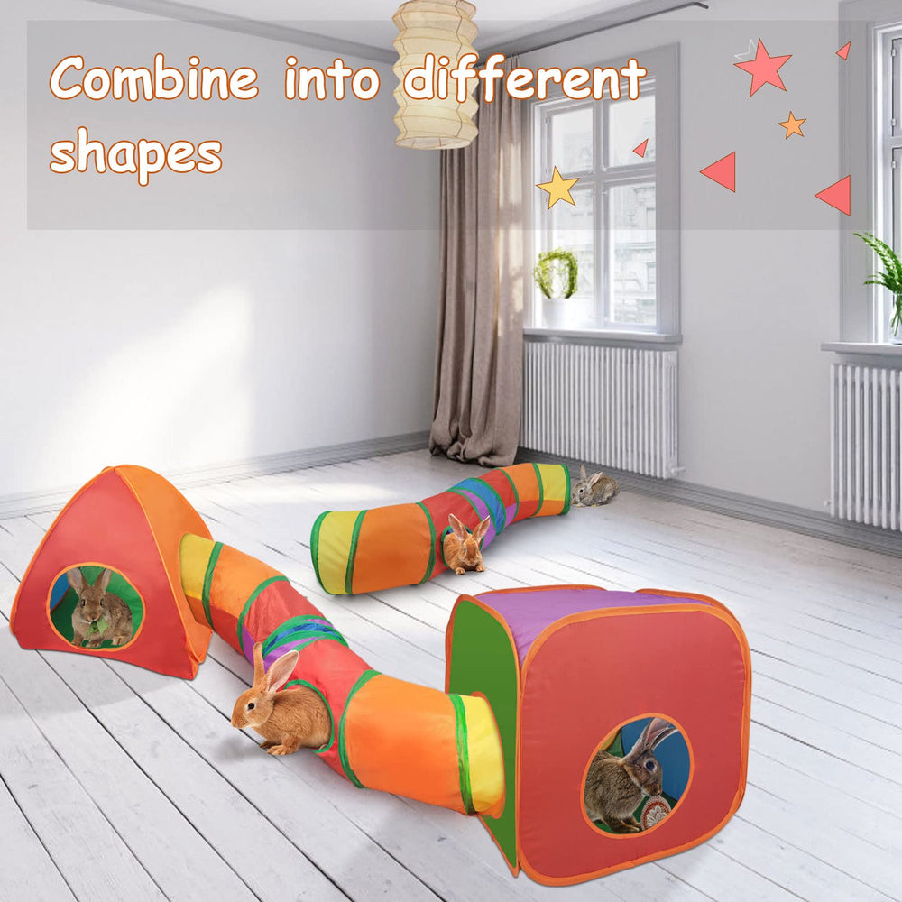 YUEPET bunny tent 18in provides a cozy retreat during playtime