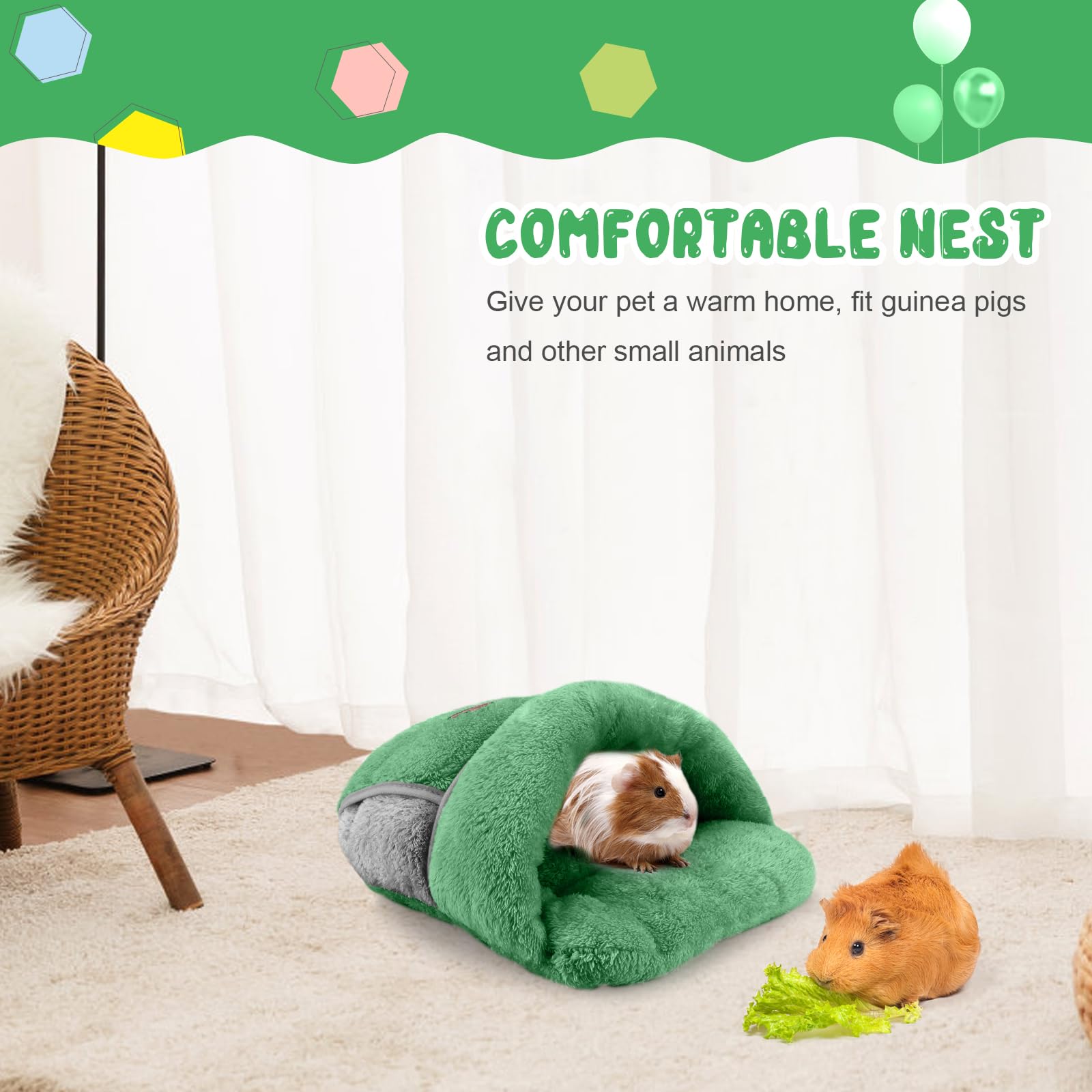 Cama cueva portátil YUEPET, ideal para coche y casa.