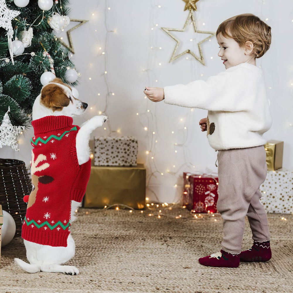 YUEPET Christmas sweater suits parties, photos, and daily wear.