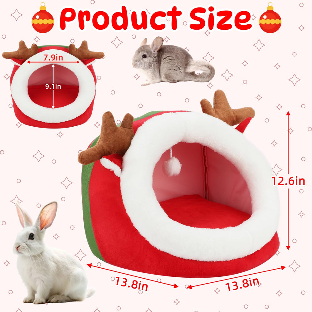 YUEPET Christmas reindeer design adds festive charm to any pet space.