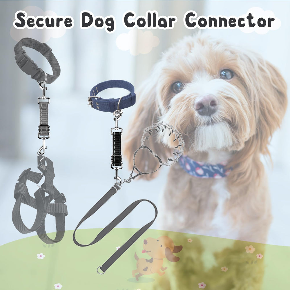 YUEPET swivel-hooks closeup highlights double-ended clip for secure leash connections.