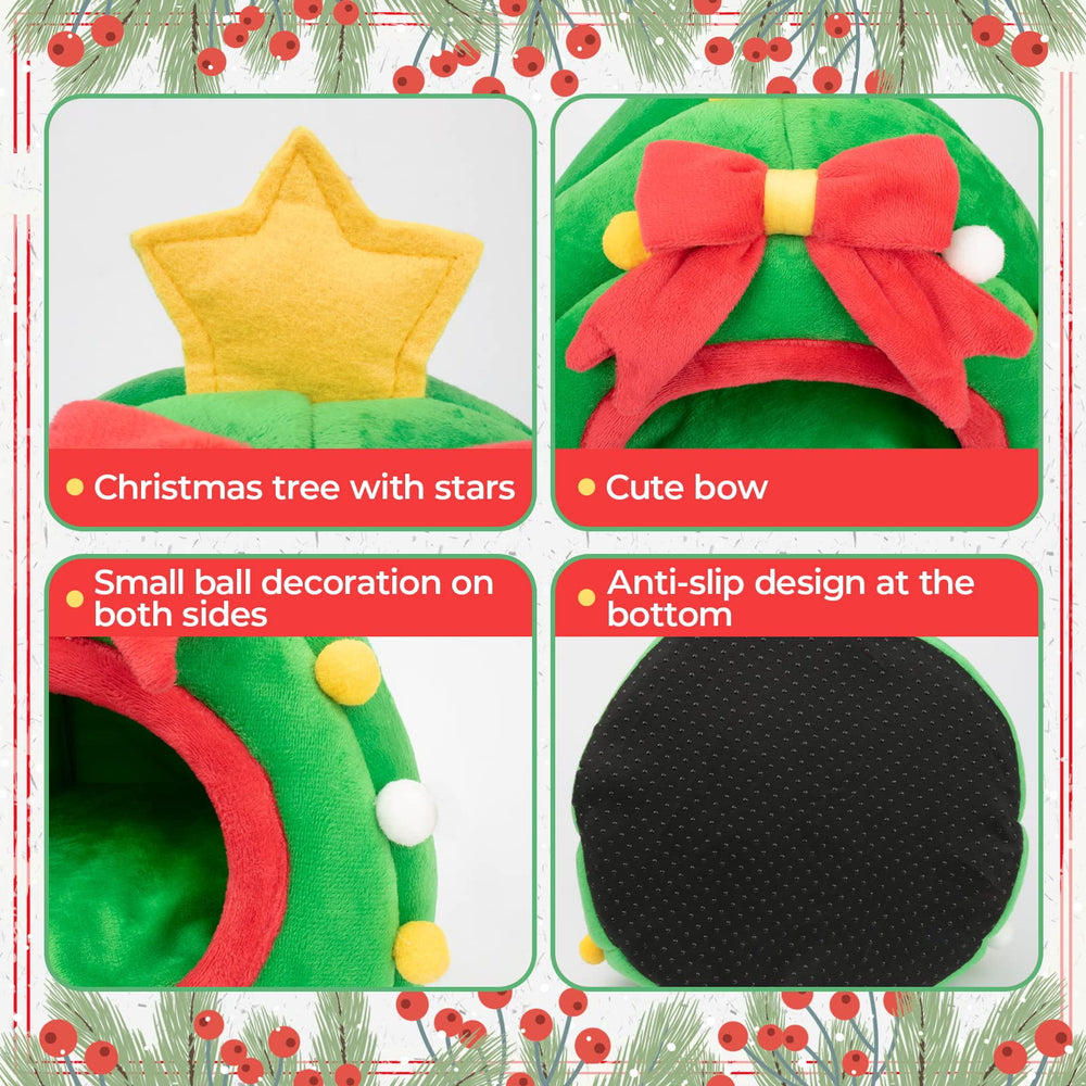 YUEPET small animal hideout in warm fleece provides durable daily comfort.