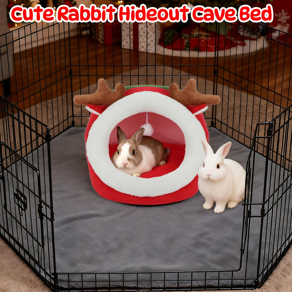 YUEPET spacious interior (13.8x13.8x12.6 in) encourages movement.