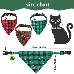 YUJUN adjustable neck size collar ensures comfortable fit for cats and small dogs