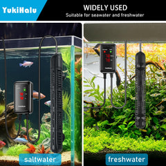 YukiHalu LED display clearly shows current and target temperatures
