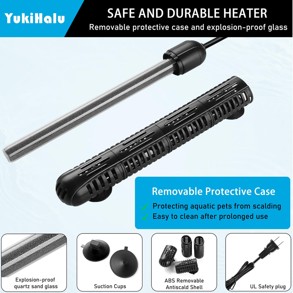 PID control keeps aquarium temperature stable with YukiHalu heater