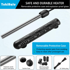 PID control keeps aquarium temperature stable with YukiHalu heater