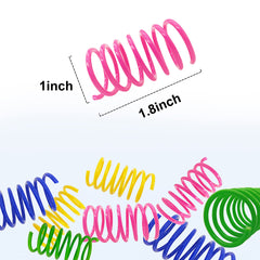 YULOYI blue spring attracts cats with bright color and bounce