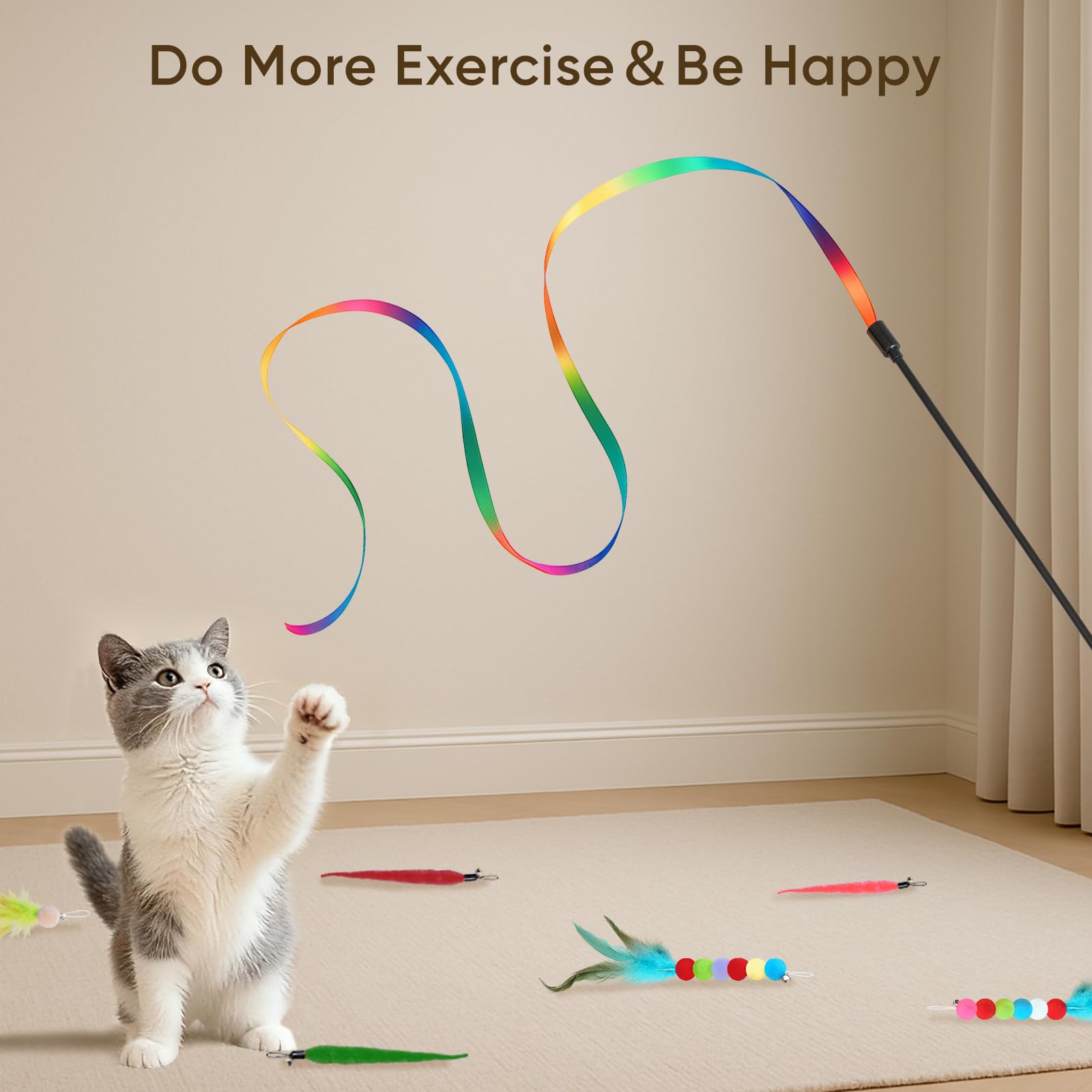 YULOYI detachable attachments simplify replacement and storage after play sessions.