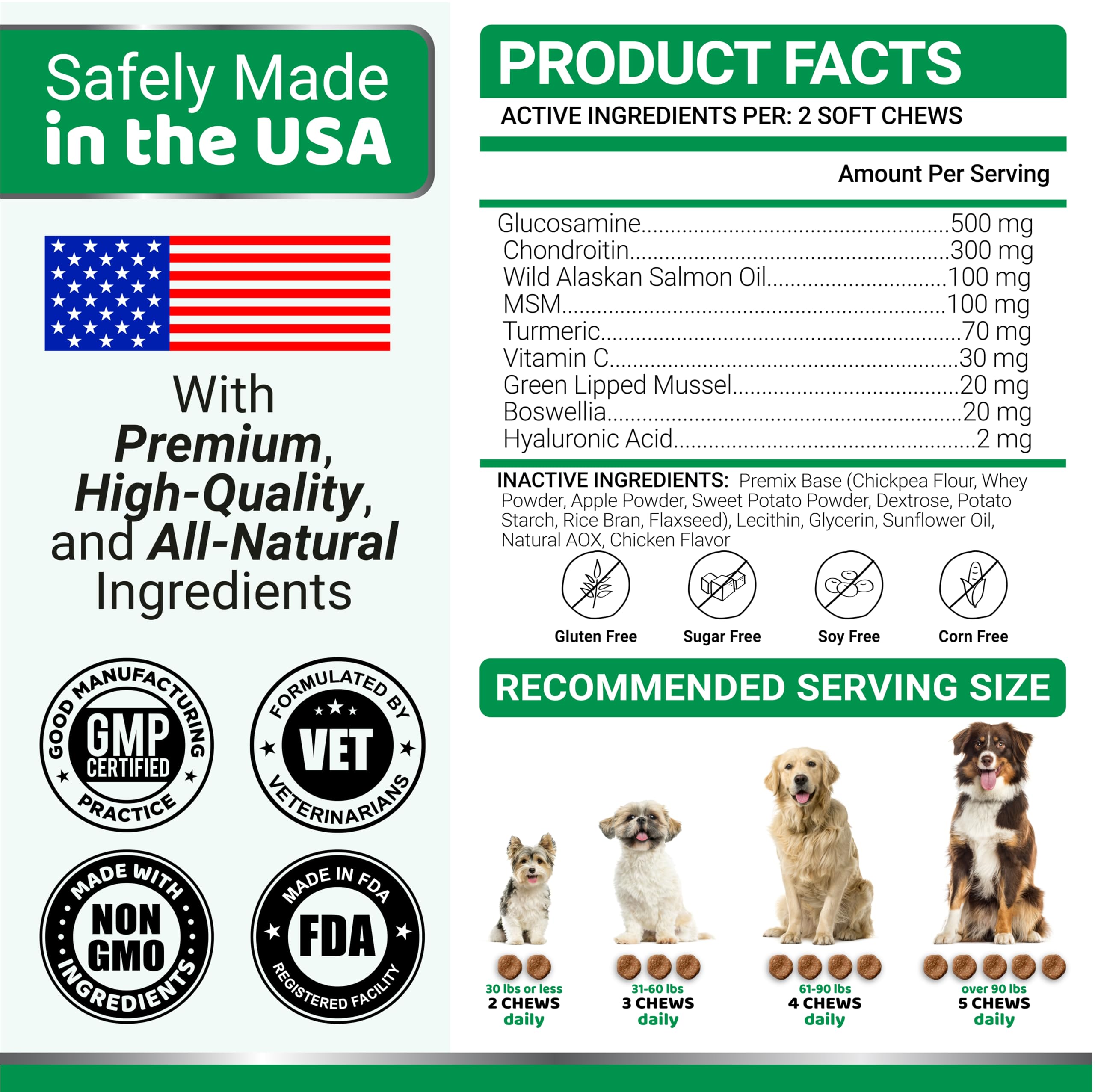 YUMA'S dog joint relief chews promote comfortable movement during walks.
