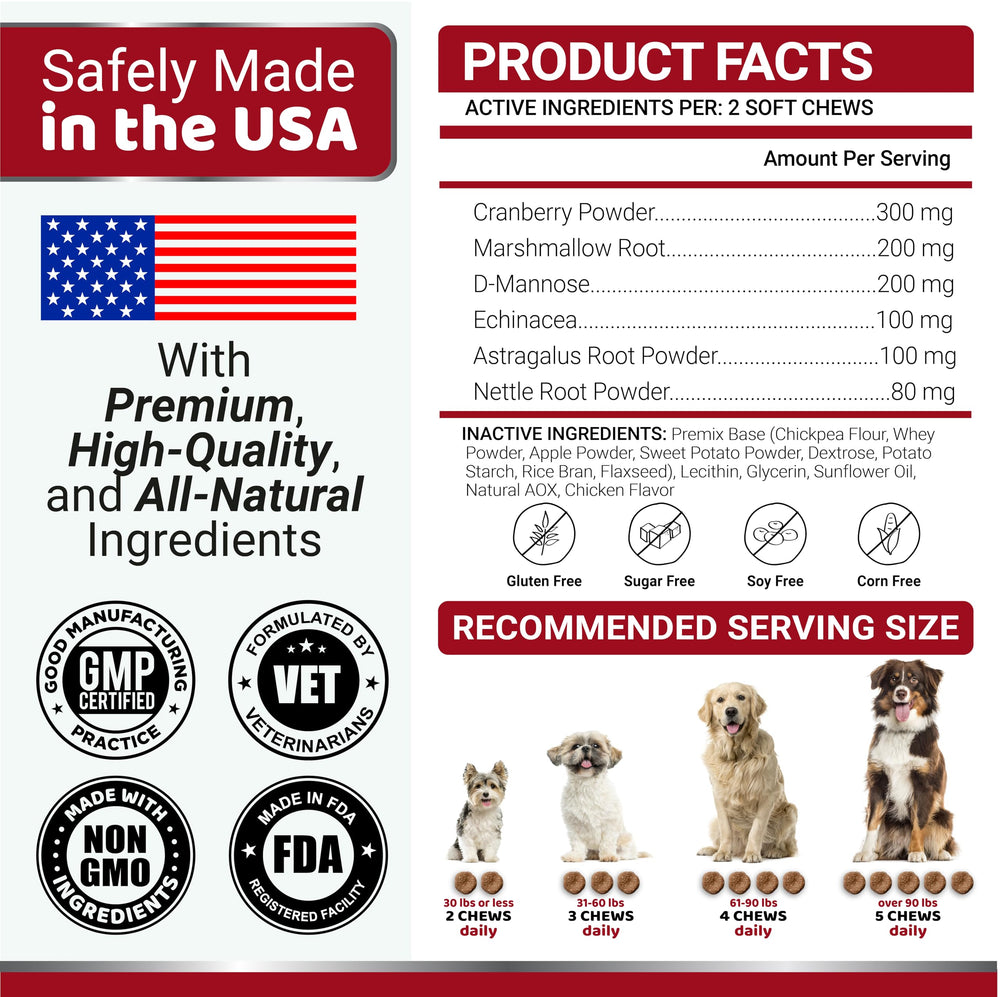 YUMA'S dog urinary health chews fit into a daily routine