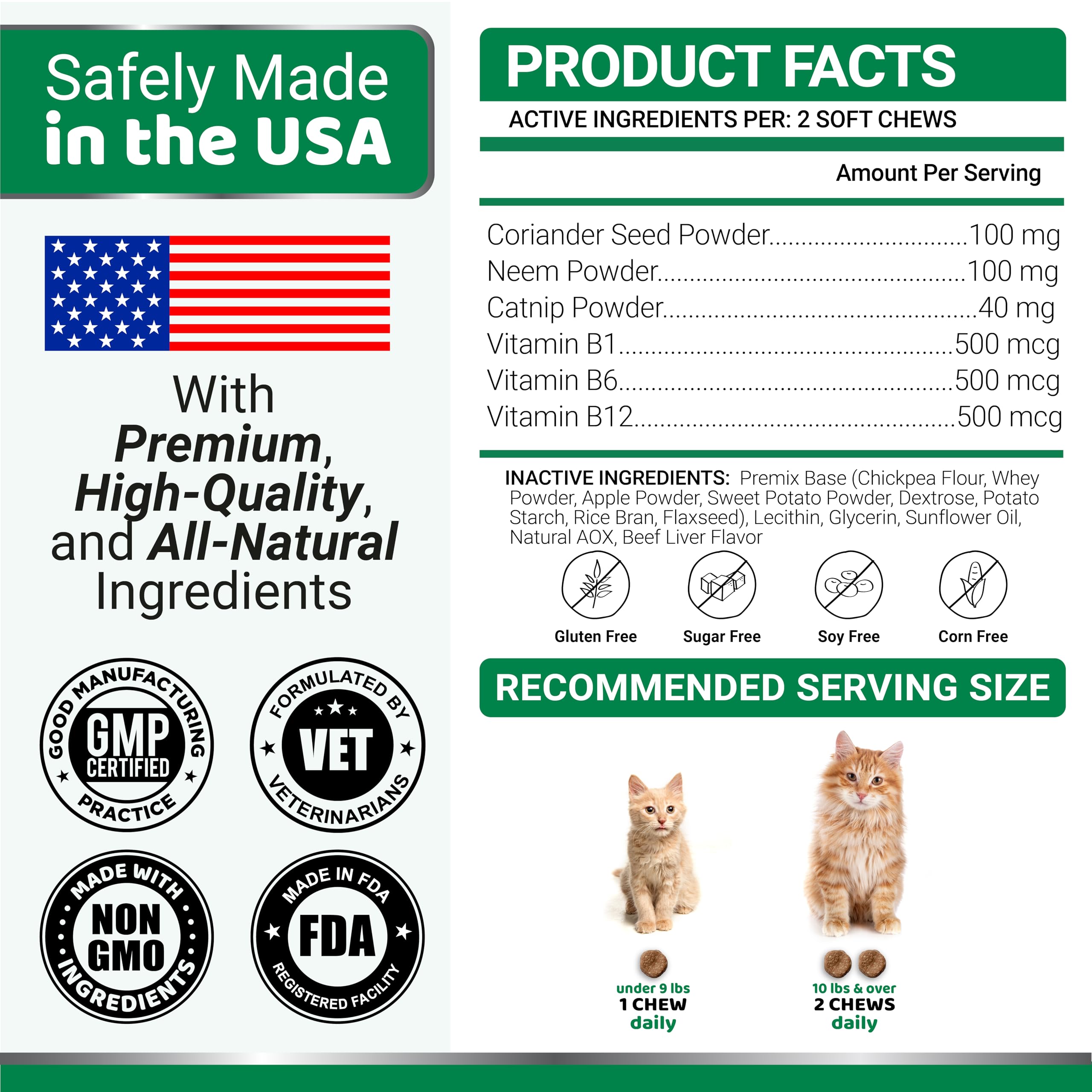 YUMA'S tasty beef liver chews make flea prevention pleasant