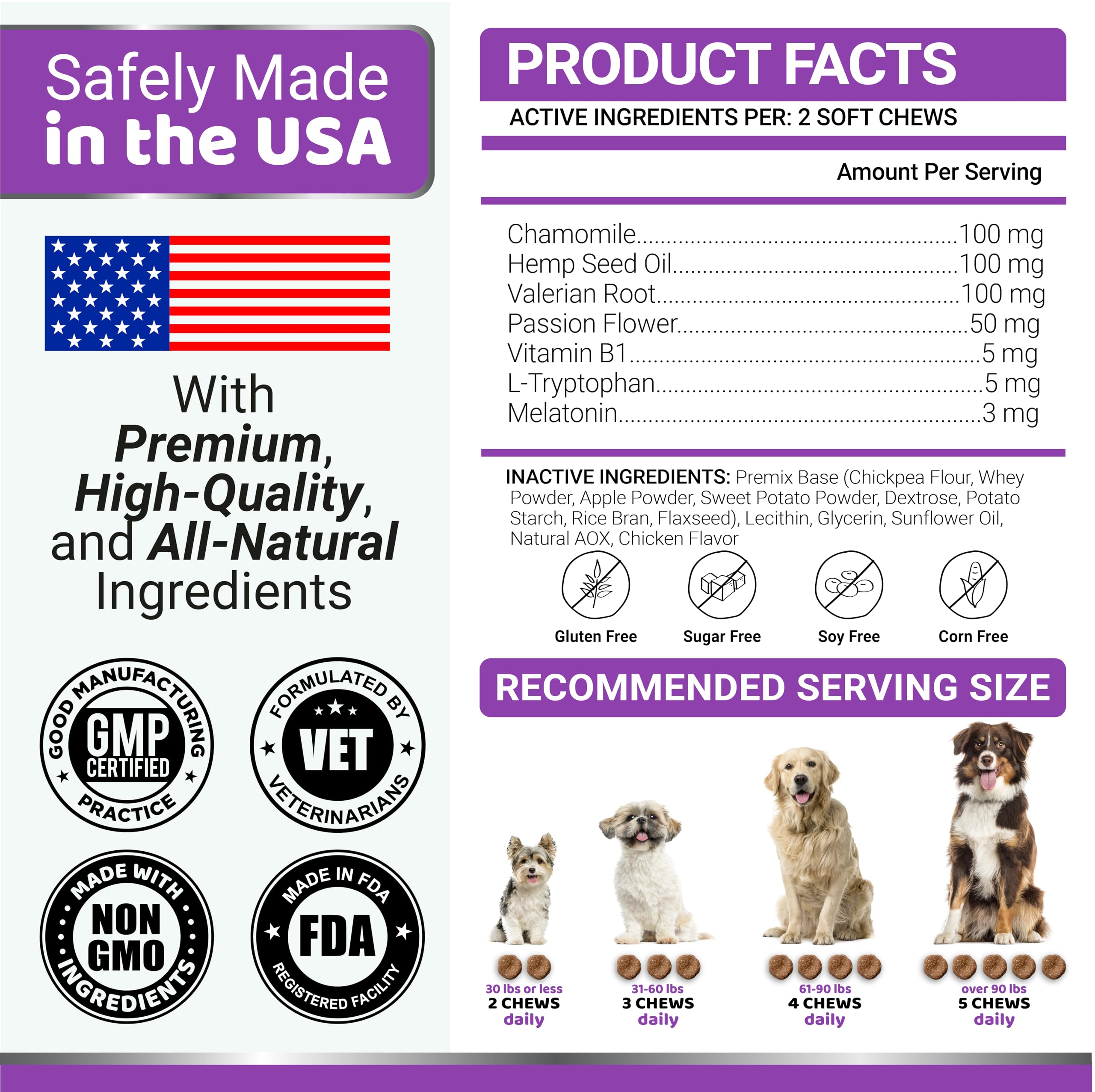 YUMA'S Melatonin for Dogs chews sit on a counter for peaceful nightly routines.
