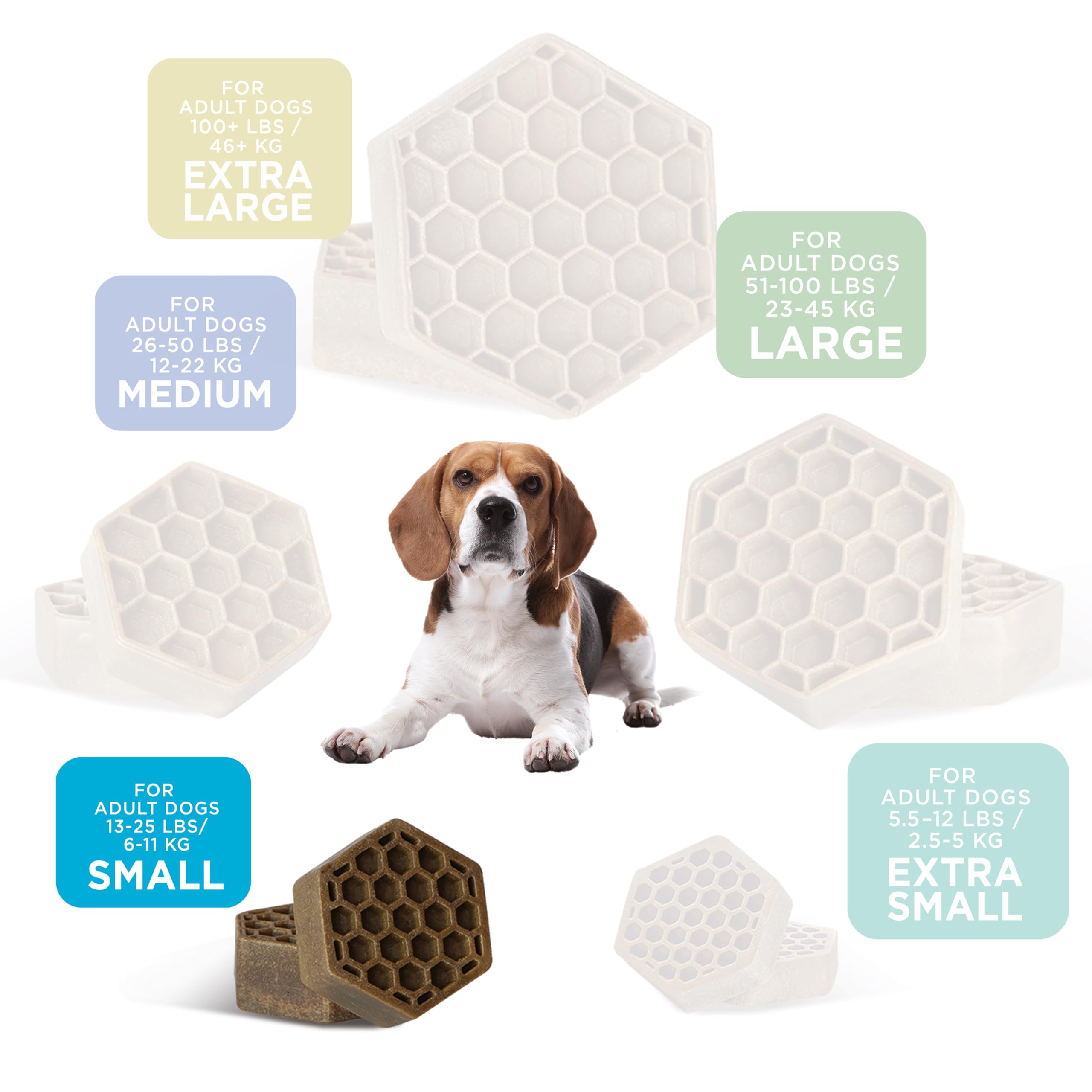 30-count mini-pack of Yummy Combs for ongoing dental care