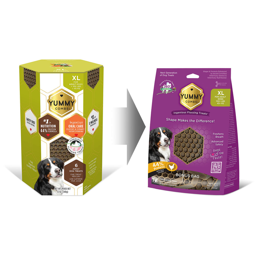 Yummy Combs breath-freshening image points to reduced odor and cleaner breath potential