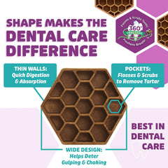 Yummy Combs teeth-cleaning action image shows effective scrubbing around each tooth.