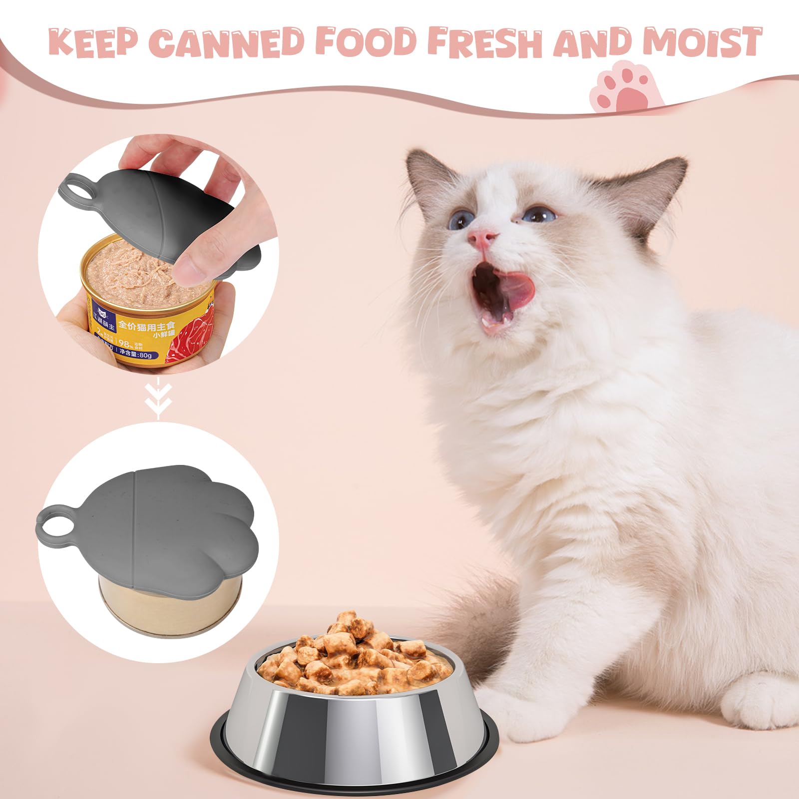 Yummy Sam cat spoon for wet food with comfortable handle