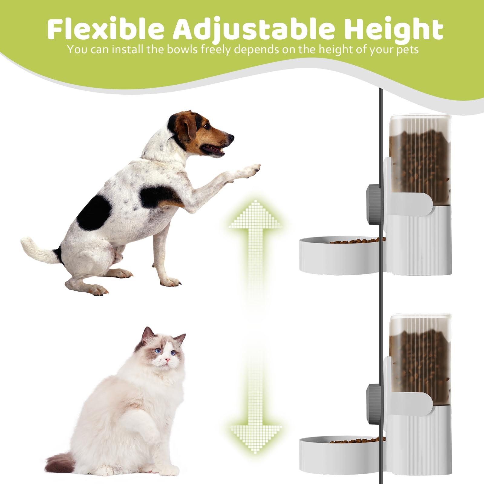 Yummy Sam 75-degree ramp helps smooth food flow during meals.