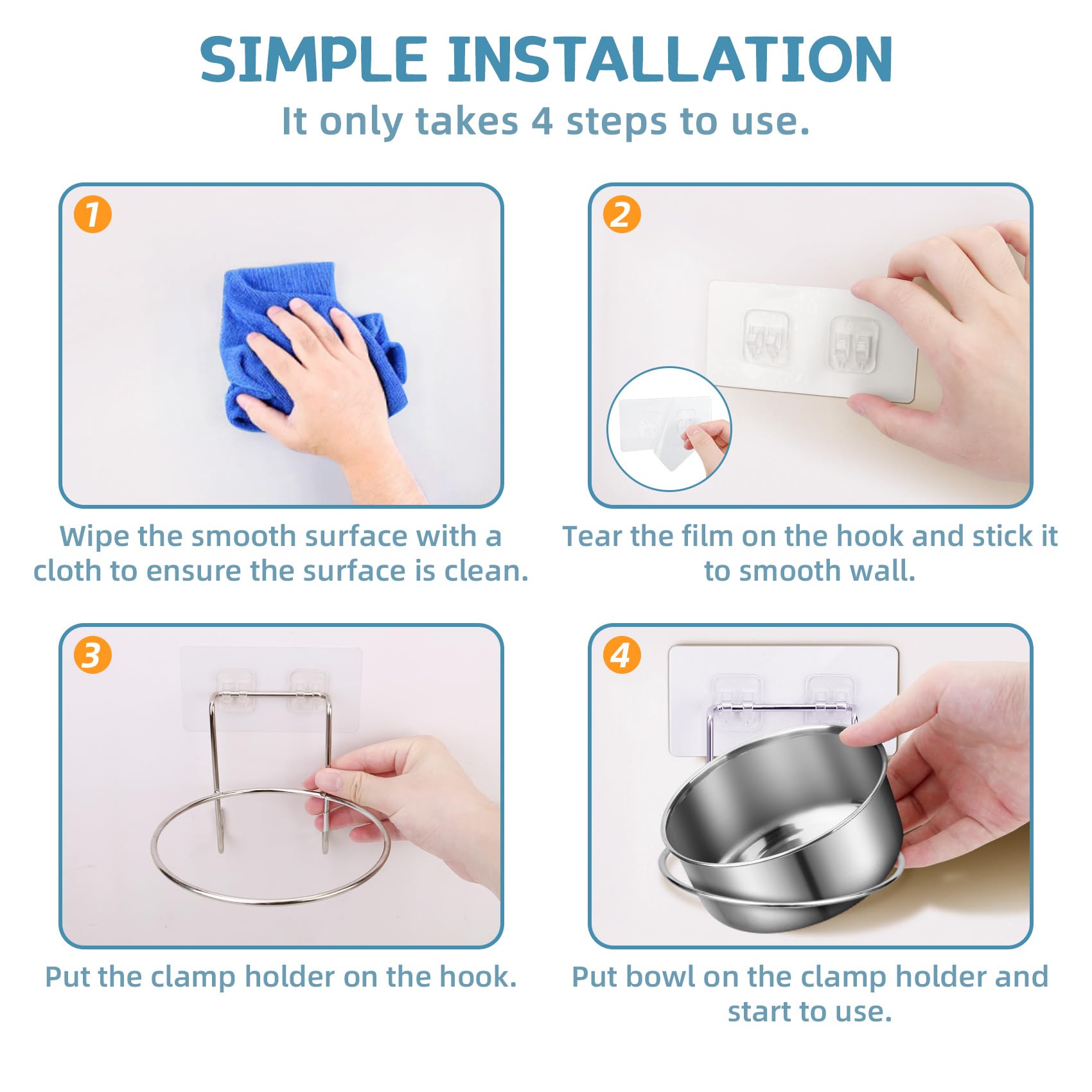Yummy Sam removable bowls are dishwasher-safe for quick hygienic post-meal cleaning