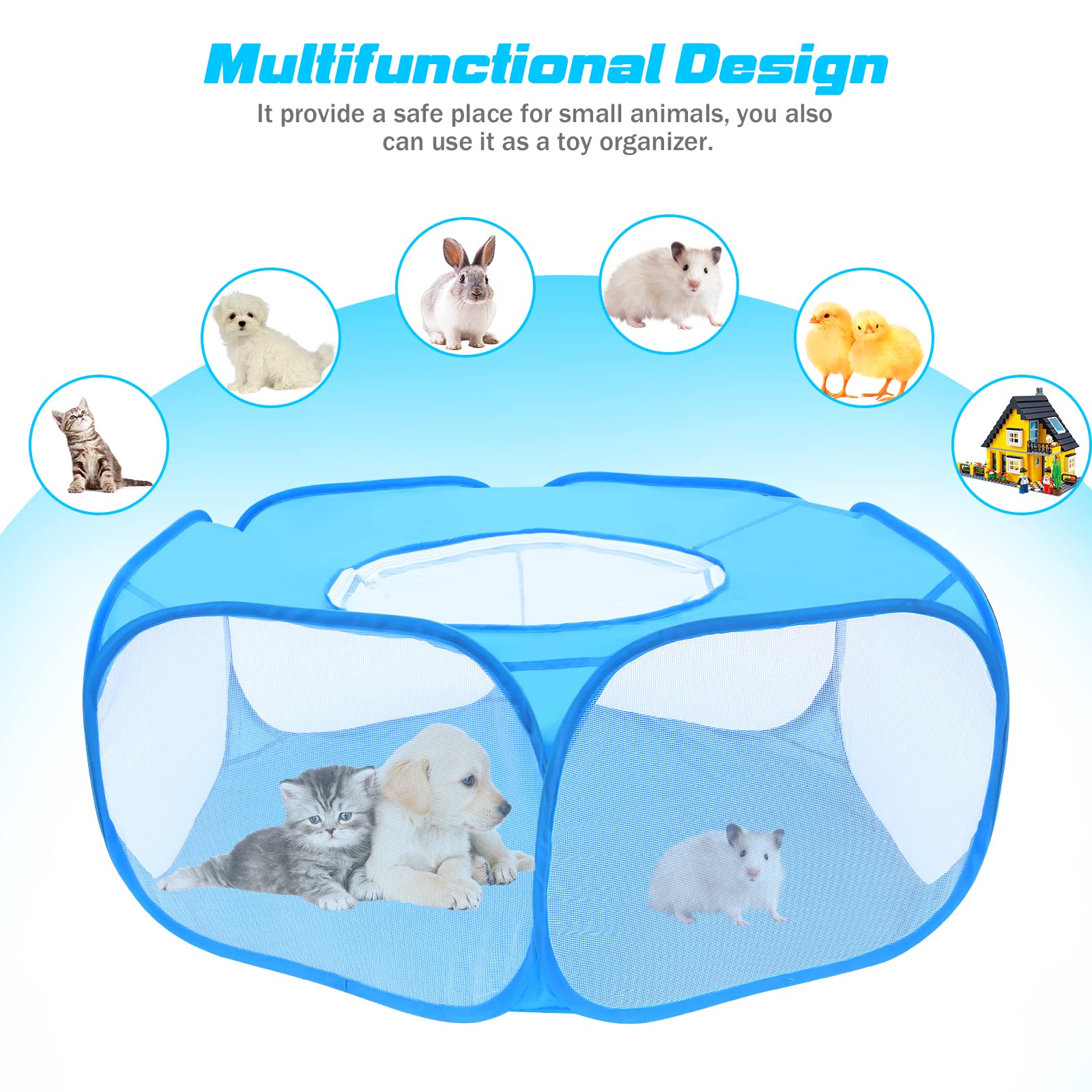 Yummy Sam top-zip closure keeps pets contained