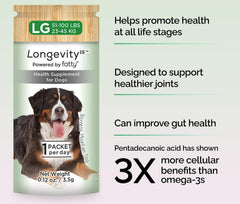 Yummy Combs Longevity15 capsules-closeup highlights pure C15:0 ingredient quality.