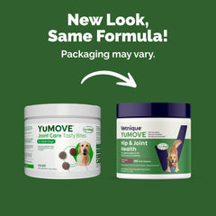 YuMOVE dog joint bites close-up highlighting tasty chews for mobility.