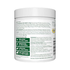 YuMOVE green-lipped mussel bottle on the counter signals a natural, sustainably sourced joint solution.