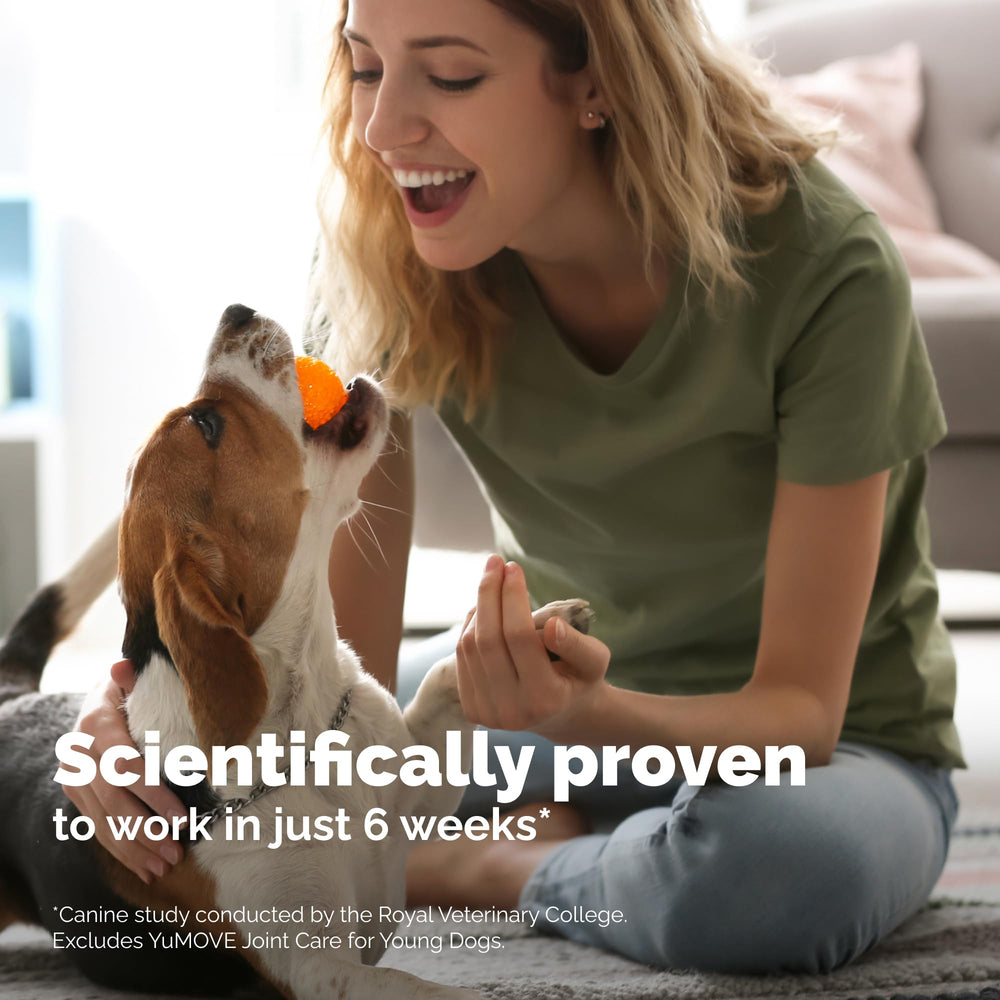 YuMOVE omega-3 rich formula spotlighted for potential joint comfort during activities.