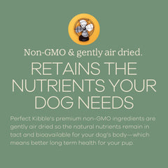 Yumwoof Perfect Kibble chicken ingredients highlight wholesome protein source.