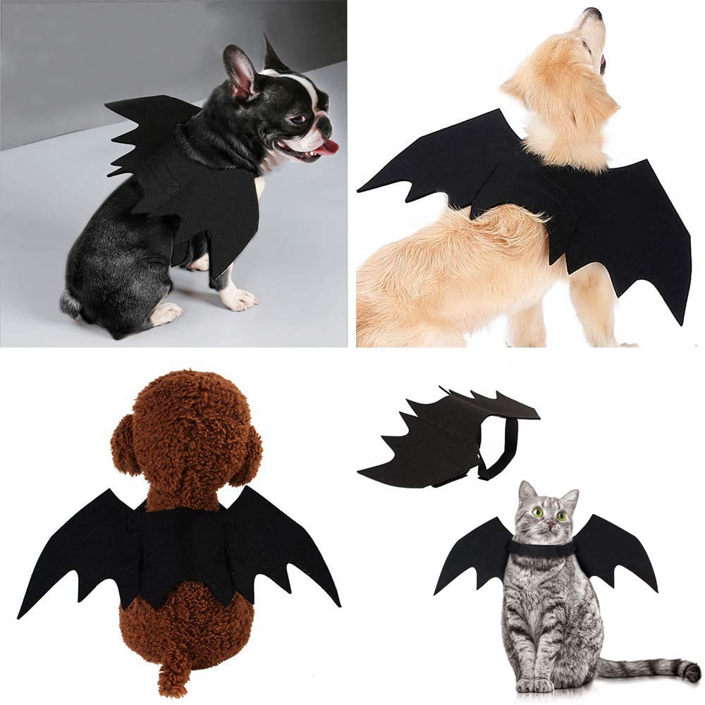 Yunfan bat wings size guide for pet costume and dress-up fits