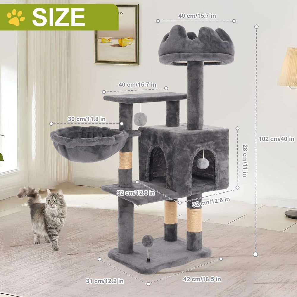 Yungaspy Extra Large Base boosts stability for big cats.