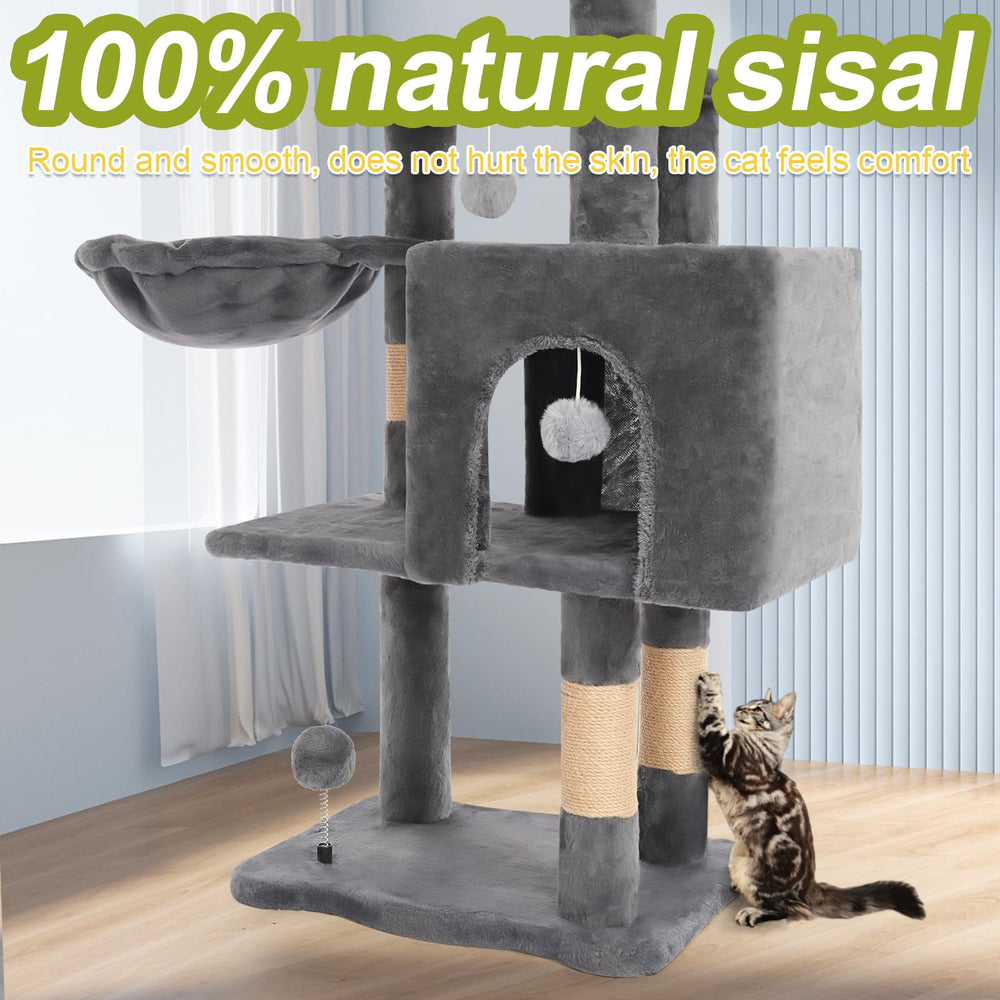 Yungaspy Stable bottom-top light frame keeps cats secure.
